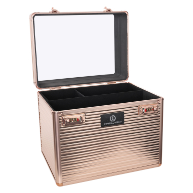 Imperial Riding Grooming Box IRHShiny - Classic Rose Gold